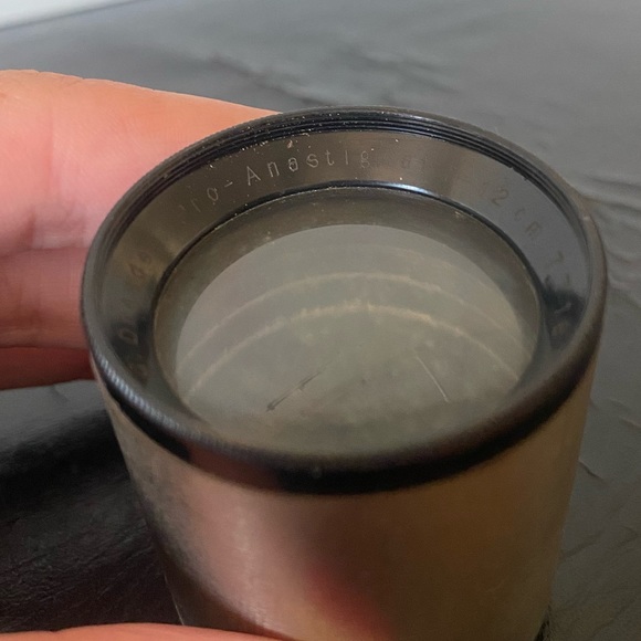 RARE ANTIQUE German 1889-1928 Dresden Ernemann-Werke Projector Lens - Picture 9 of 10